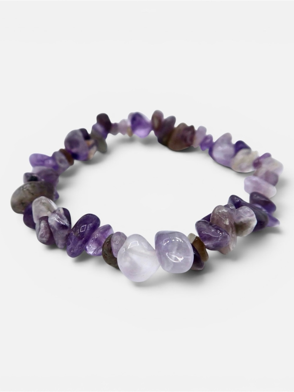 AMETHYST NATURAL CHIP BRACELET